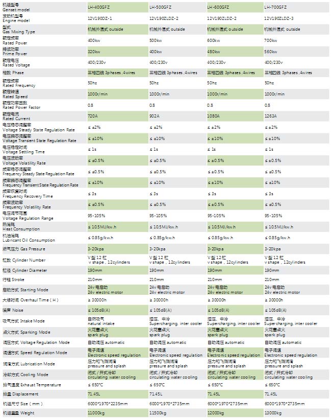 畜牧糞便沼氣發電機組