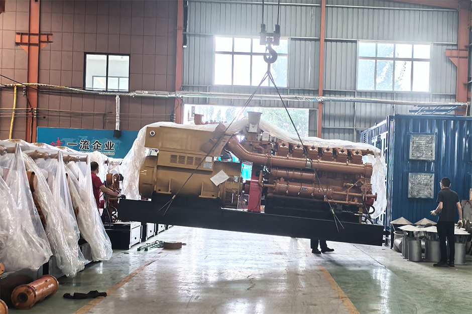 祝賀山東綠環9臺600KW瓦斯發電機組銷往貴州