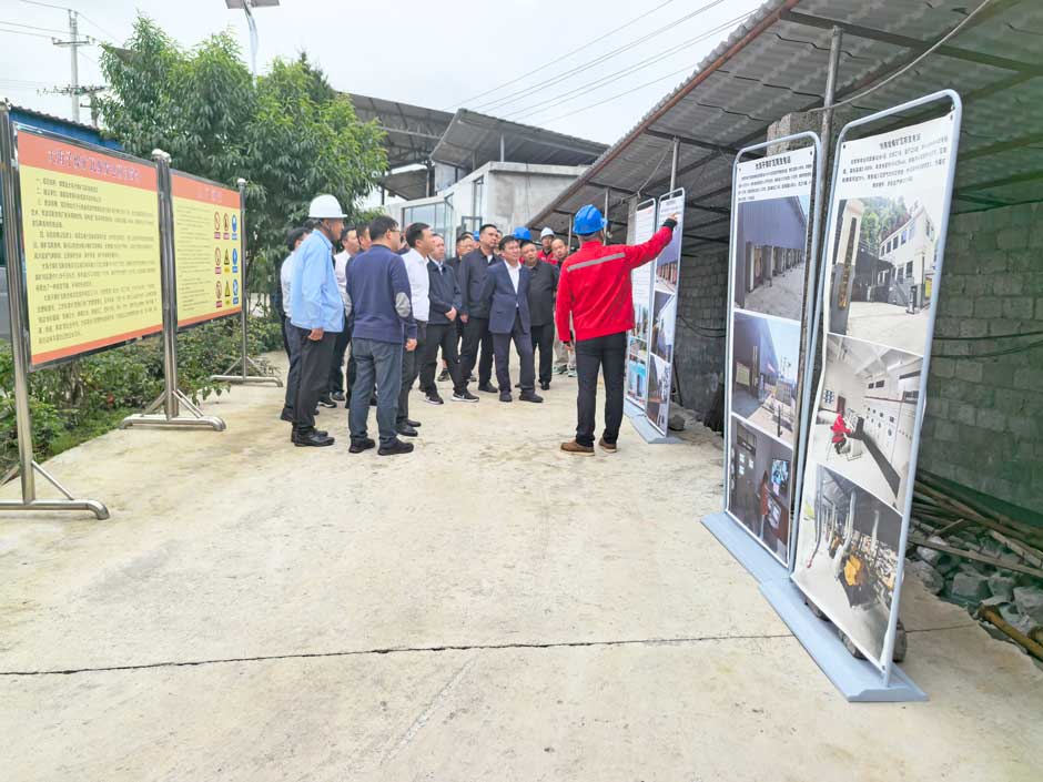 云南省市領導視察綠環旗下大海子瓦斯發電電站