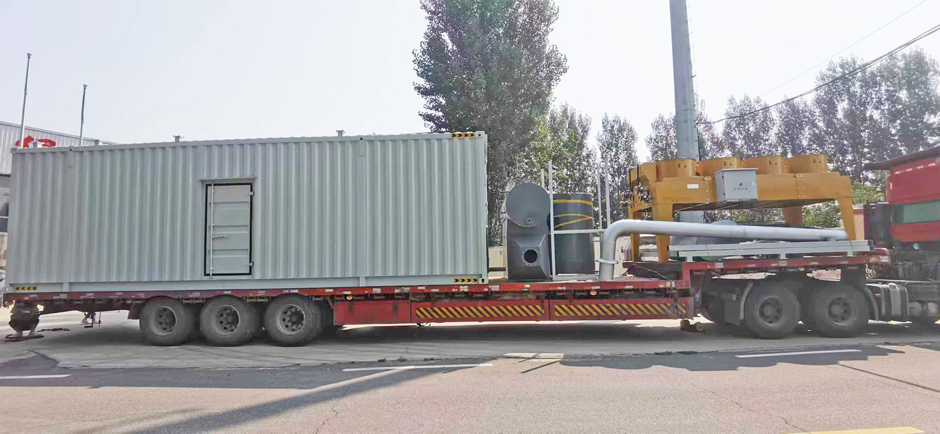 山東綠環(huán)動(dòng)力800kW瓦斯發(fā)電機(jī)組啟程云南